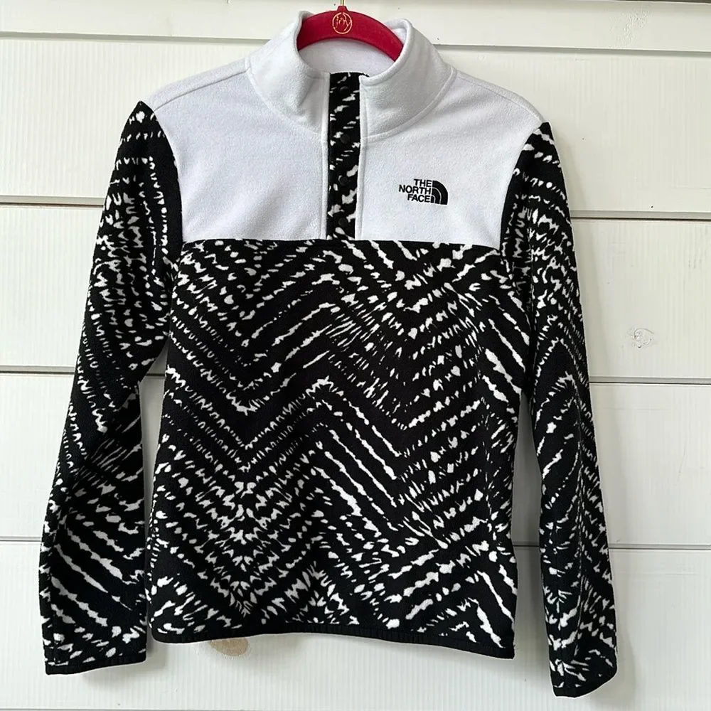 The North Face Kids Glacier Quater Snap Pullover Fleece Medium